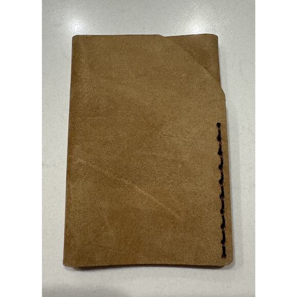 Ezra Arthur Leather Cash Card Wallet Minimal Classic Whiskey - Picture 6 of 6